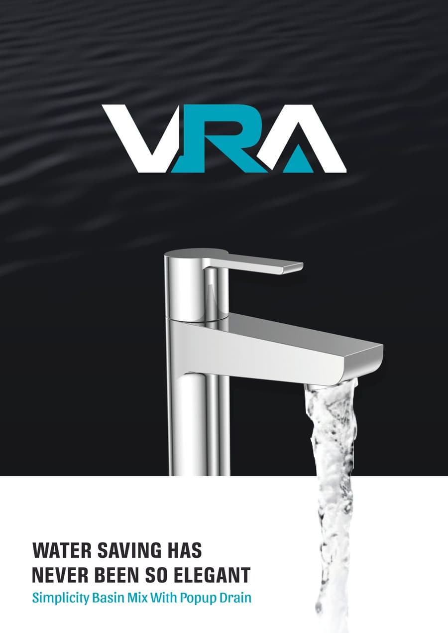 Cover of the VRA CP Bath Fittings & Faucets brochure